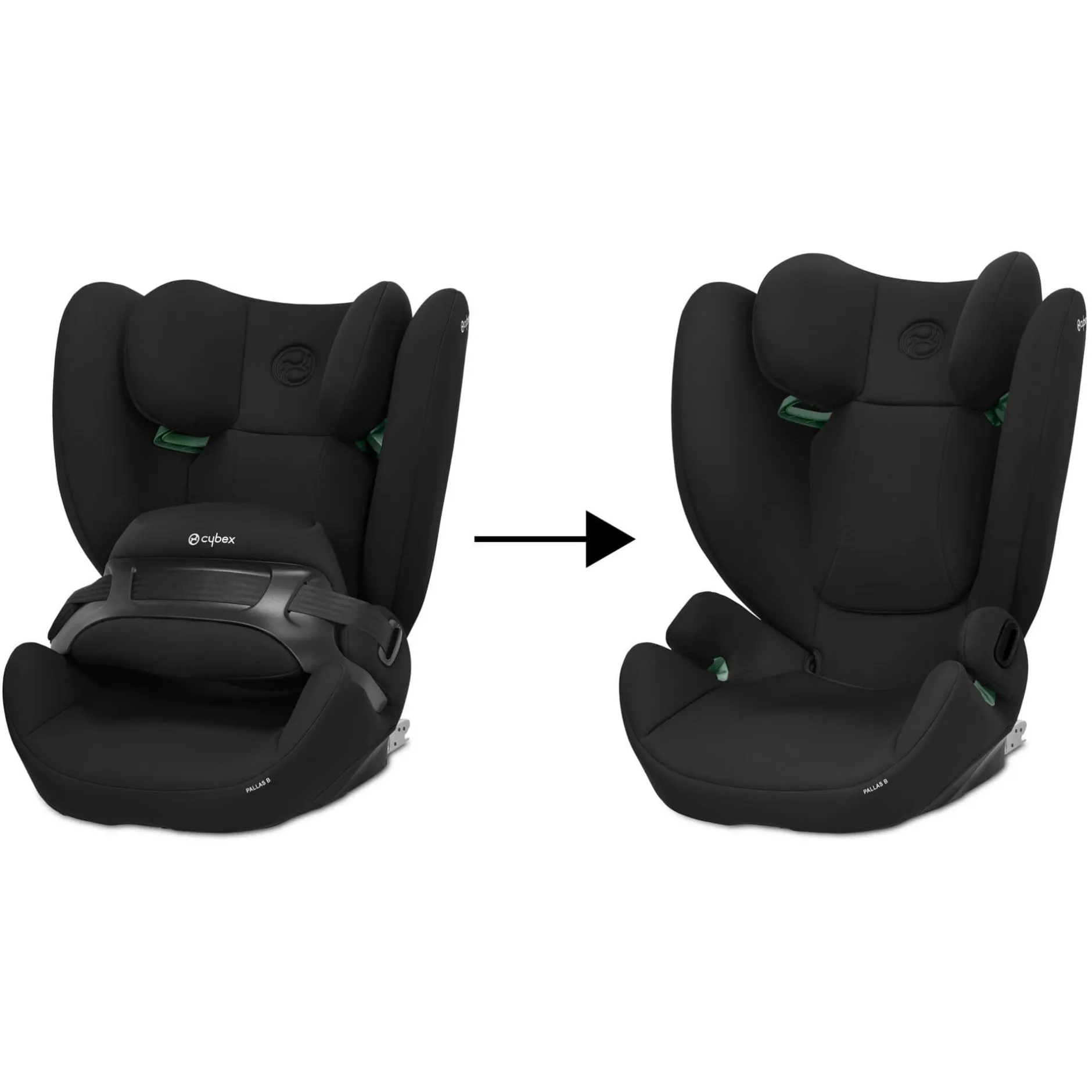 cbx by cybex Pallas B i-Size Pure Black*Kinder Kindersitze 9-36 Kg, Gruppe 1/2/3