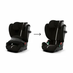 cybex Pallas G3 Plus Moon Black*Kinder Kindersitze Isofix|Kindersitze 9-36 Kg, Gruppe 1/2/3
