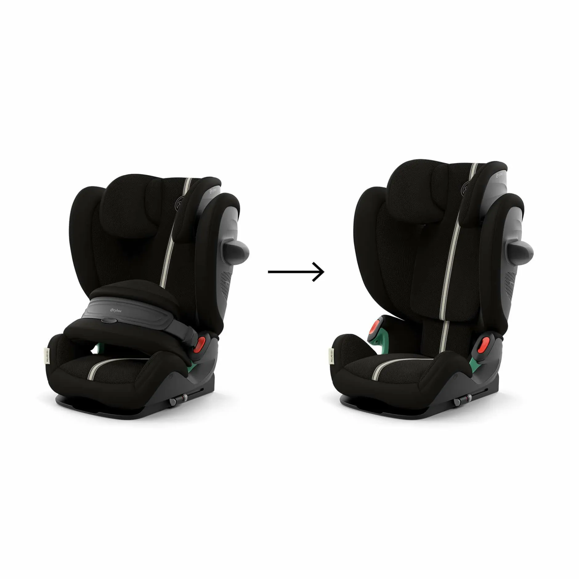 cybex Pallas G3 Plus Moon Black*Kinder Kindersitze Isofix|Kindersitze 9-36 Kg, Gruppe 1/2/3