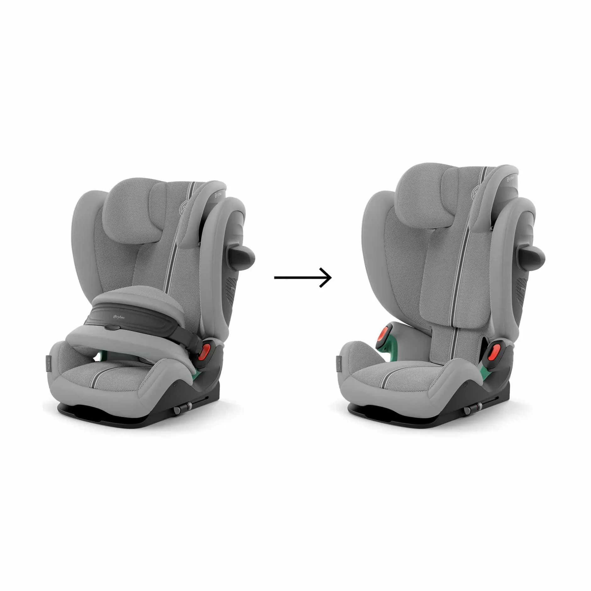 cybex Pallas G3 Plus Stone Grey*Kinder Kindersitze 9-36 Kg, Gruppe 1/2/3|Kindersitze Isofix