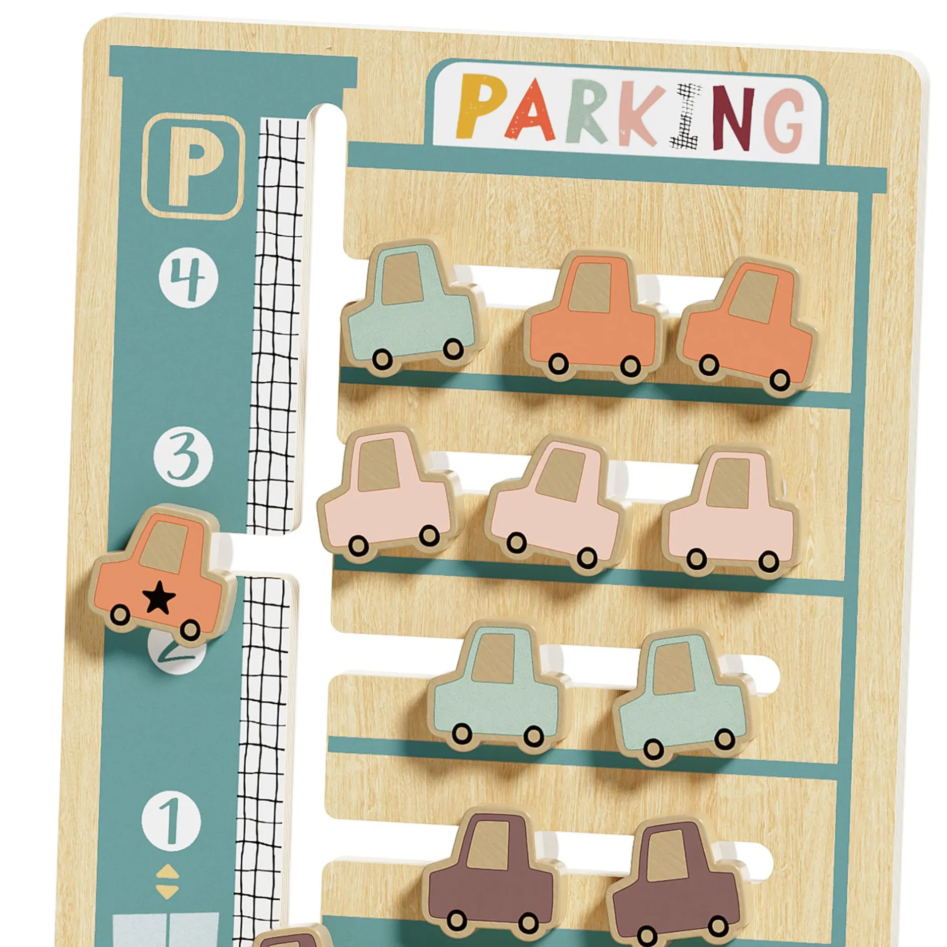 TOPBRIGHT Parkplatz Challenge*Kinder Holzspielzeug