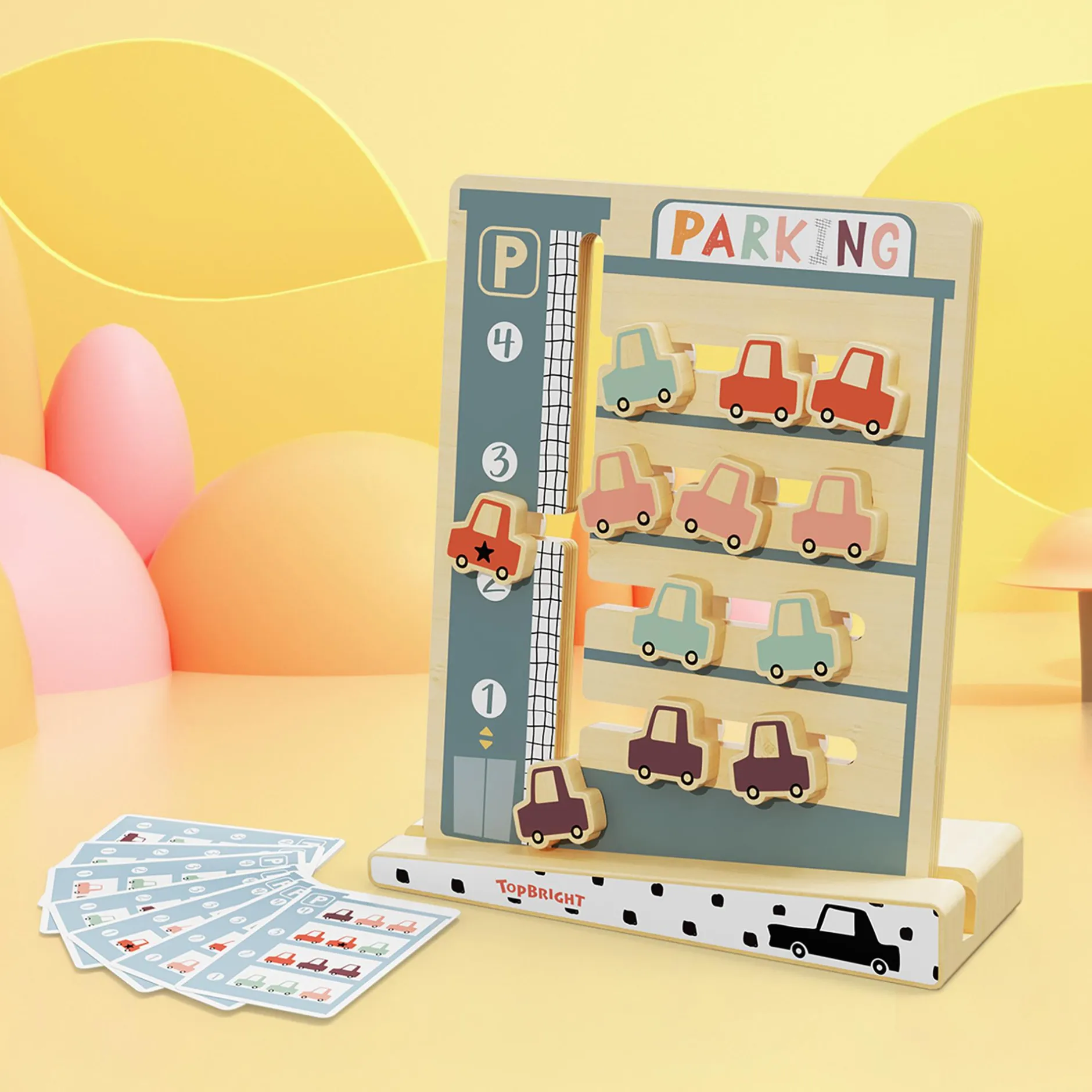 TOPBRIGHT Parkplatz Challenge*Kinder Holzspielzeug