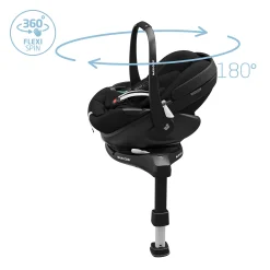 MAXI-COSI Pebble 360 Pro² Twillic Black*Kinder Babyschalen 0-13 Kg, Gruppe 0+