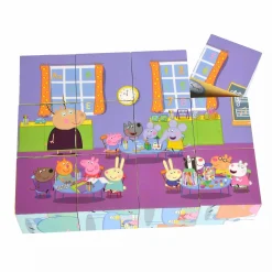 Simba Peppa Pig Bilderwürfel*Kinder Lernspielzeug|Holzspielzeug