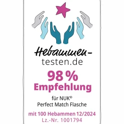 NUK Perfect Match Glasflasche 230 ml* Flaschen & Sauger