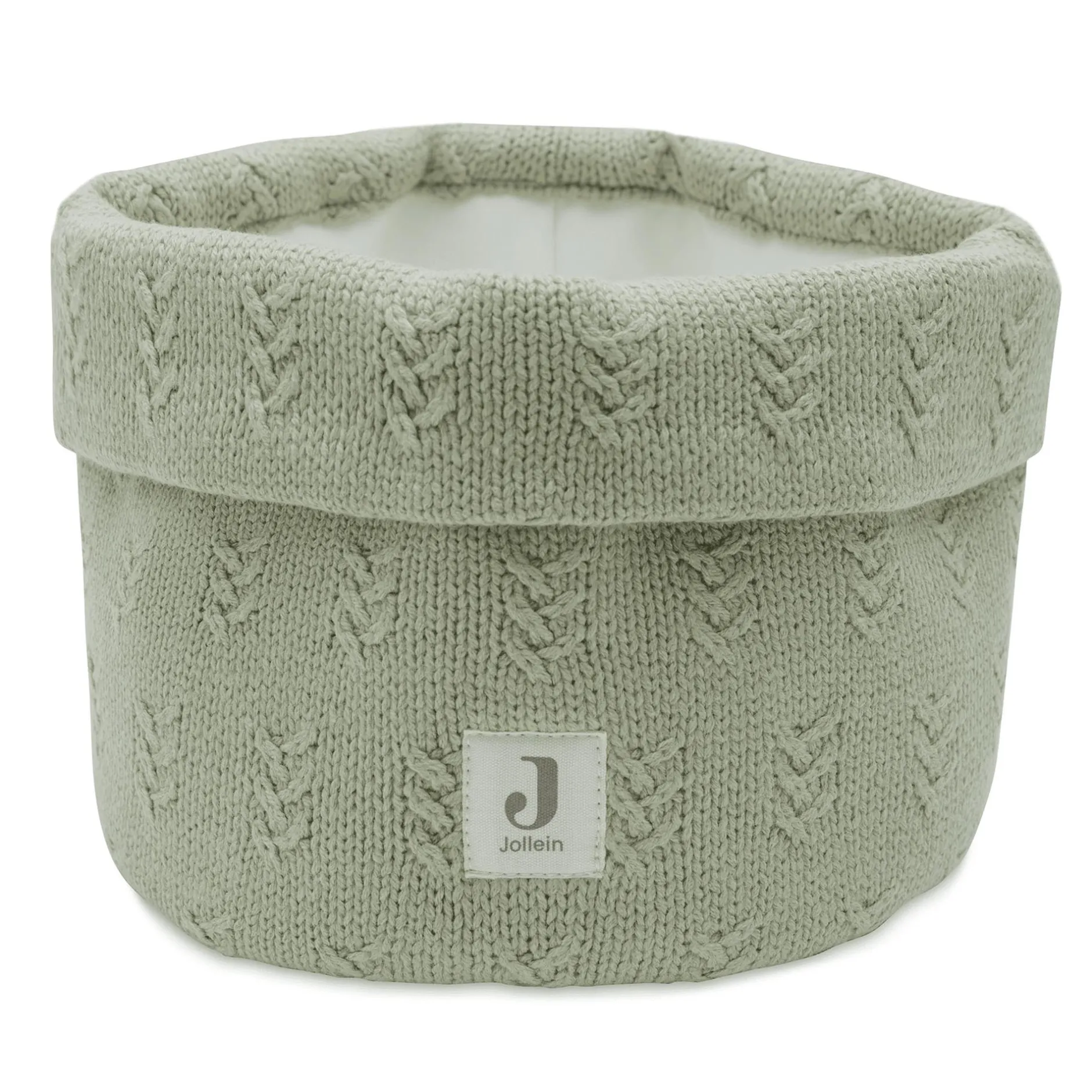 jollein Pflegekörbchen Grain Knit Olive Green* Deko & Accessoires