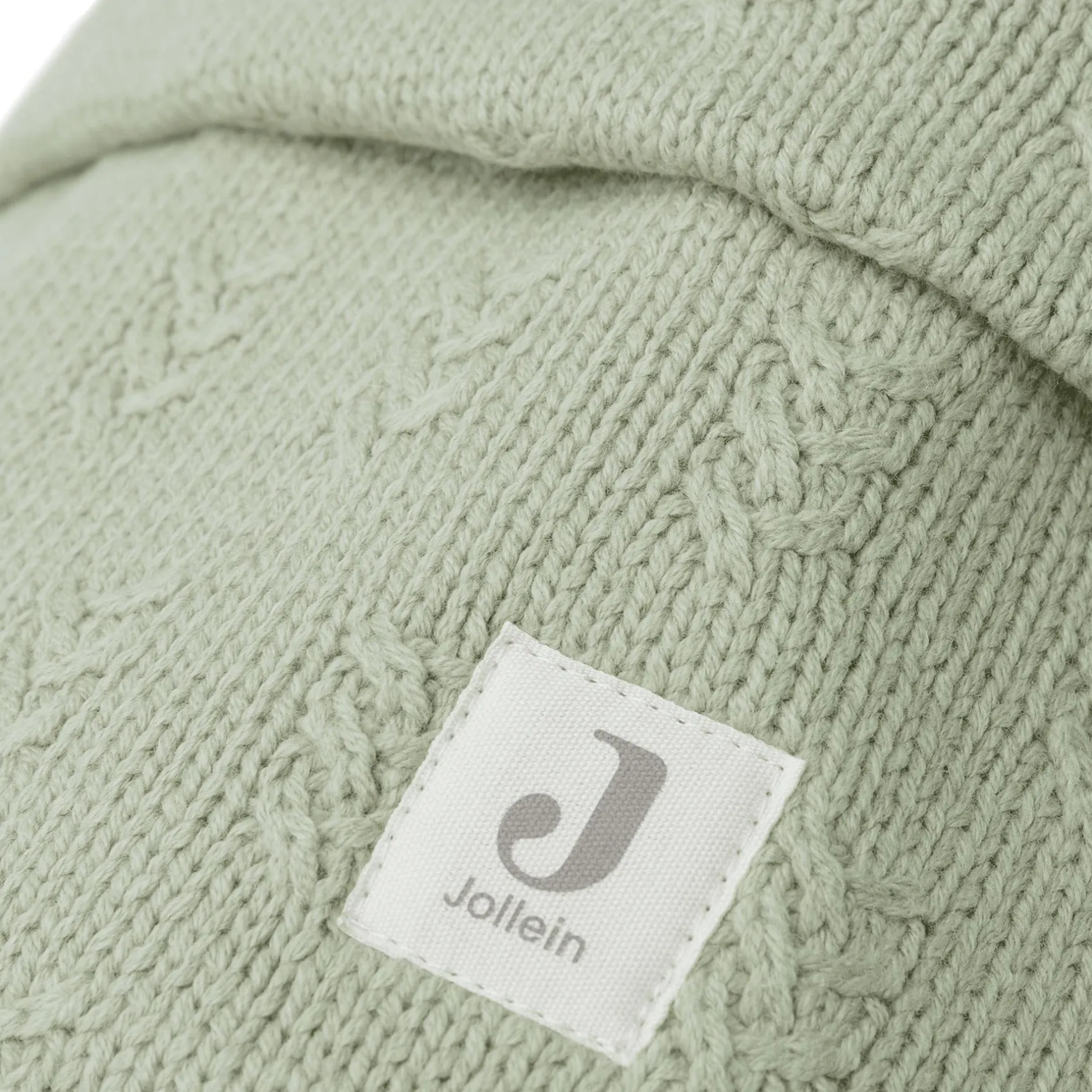 jollein Pflegekörbchen Grain Knit Olive Green* Deko & Accessoires