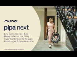 nuna PIPA next Caviar-Chocolate*Kinder Babyschalen 0-13 Kg, Gruppe 0+