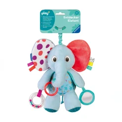 Ravensburger Play+ Entdecker-Elefant* Rasseln & Greiflinge|Kuscheltiere