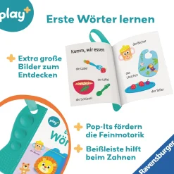 Ravensburger Play+ flip & pop: Erste Wörter*Kinder Zahnungshilfen|Kinderbücher