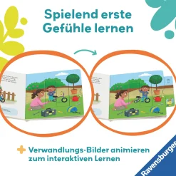 Ravensburger Play+ Mein allererstes Schiebebuch: Gefühle*Kinder Kinderbücher