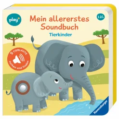 Ravensburger Play+ Mein allererstes Soundbuch: Tierkinder*Kinder Kinderbücher
