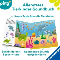Ravensburger Play+ Mein allererstes Soundbuch: Tierkinder*Kinder Kinderbücher