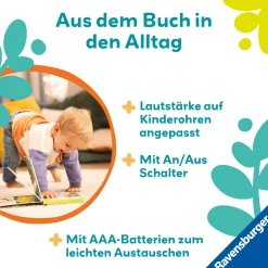Ravensburger Play+ Mein allererstes Soundbuch: Tierkinder*Kinder Kinderbücher