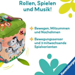Ravensburger Play+ Motorik-Würfel Wilde Tiere*Kinder Holzspielzeug
