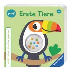 Ravensburger Play+ schütteln, rasseln, spielen: Erste Tiere*Kinder Kinderbücher|Rasseln & Greiflinge