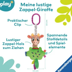 Ravensburger Play+ Zappel-Giraffe* Rasseln & Greiflinge