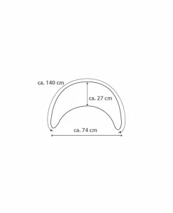 THERALINE Plüschmond Malve* Stillkissen|Stillkissen
