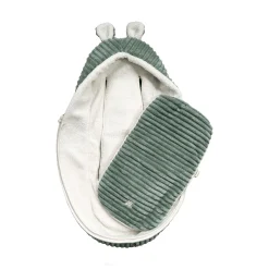 KAISER PLUSHY Babyschalen Fußsack Mineral Green*Kinder Kindersitz Zubehör