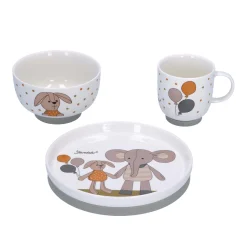 Sterntaler Porzellan-Geschirr-Set Elefant & Hase* Besteck & Geschirr