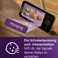 PHILIPS AVENT Premium Connected Videophone SCD971/26* Babyphone