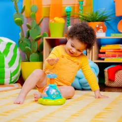 BrightStarts Press & Glow Spinner*Kinder Lernspielzeug|Musik