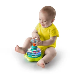 BrightStarts Press & Glow Spinner*Kinder Lernspielzeug|Musik