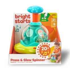 BrightStarts Press & Glow Spinner*Kinder Lernspielzeug|Musik