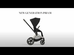 cybex PLATINUM Priam Rahmen Chrome Brown*Kinder Kombi-Kinderwagen