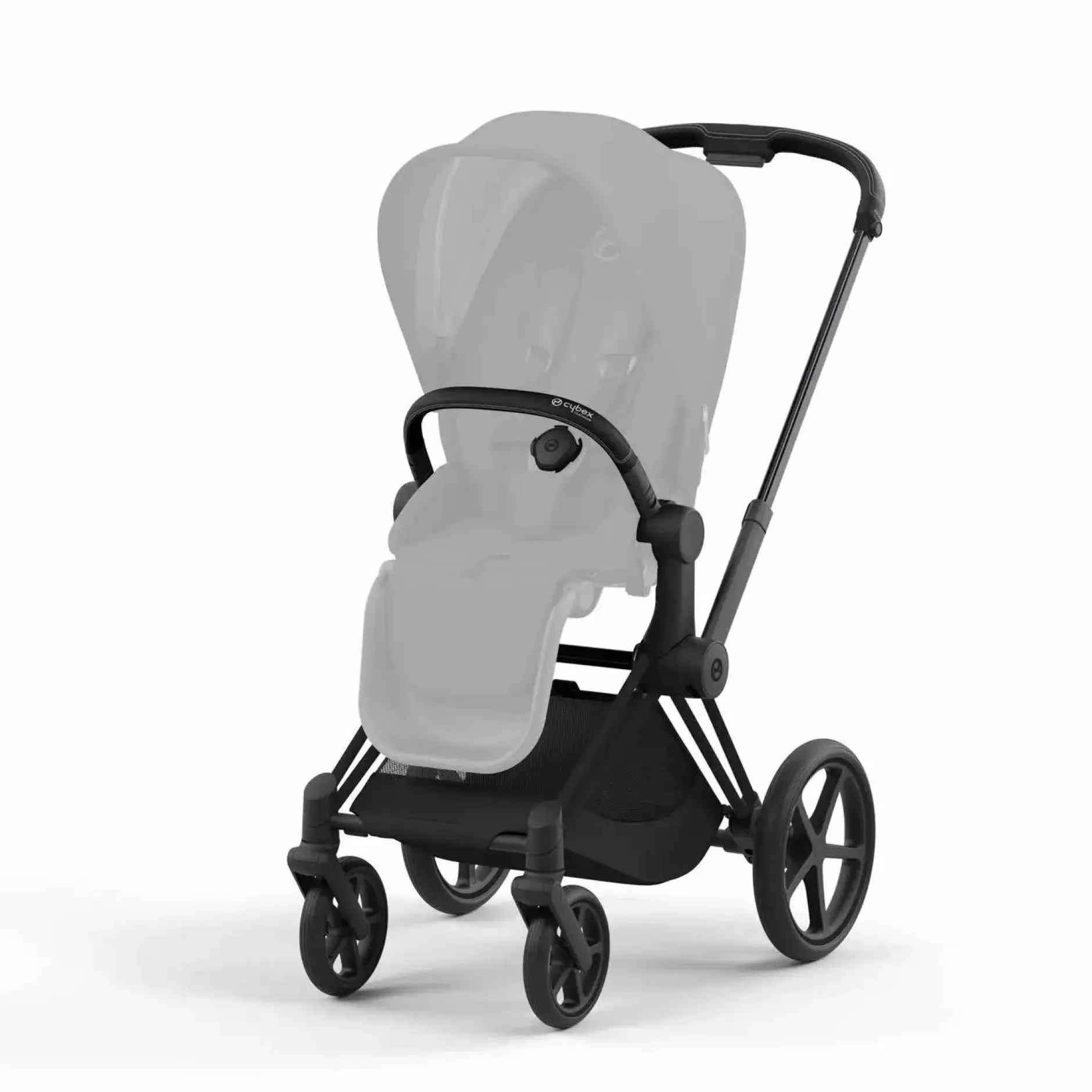 cybex PLATINUM Priam Rahmen Matt Black*Kinder Kombi-Kinderwagen