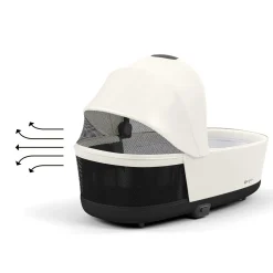 cybex PLATINUM Priam Wanne Lux Off White*Kinder Kinderwagen Zubehör