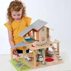 Eichhorn Puppenhaus mit Möbeln*Kinder Puppen & Puppenwagen|Spielzeug Ab 3 Jahren