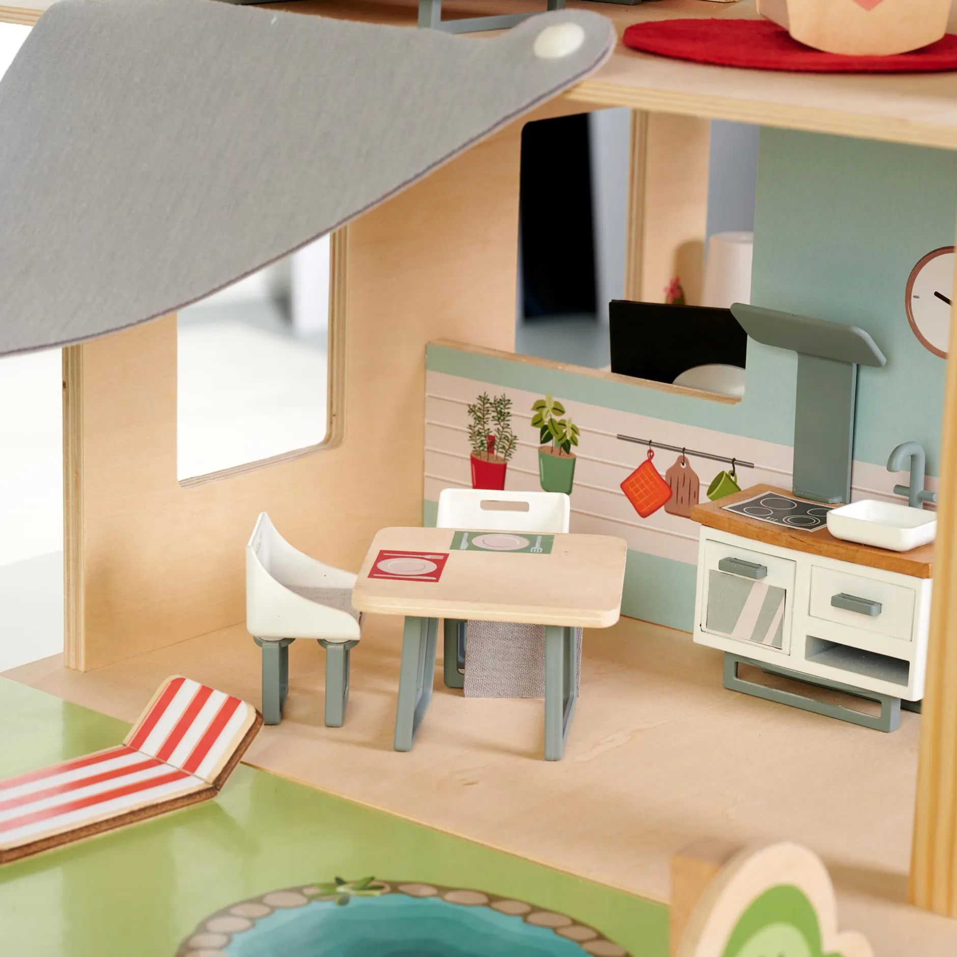 Eichhorn Puppenhaus mit Möbeln*Kinder Puppen & Puppenwagen|Spielzeug Ab 3 Jahren