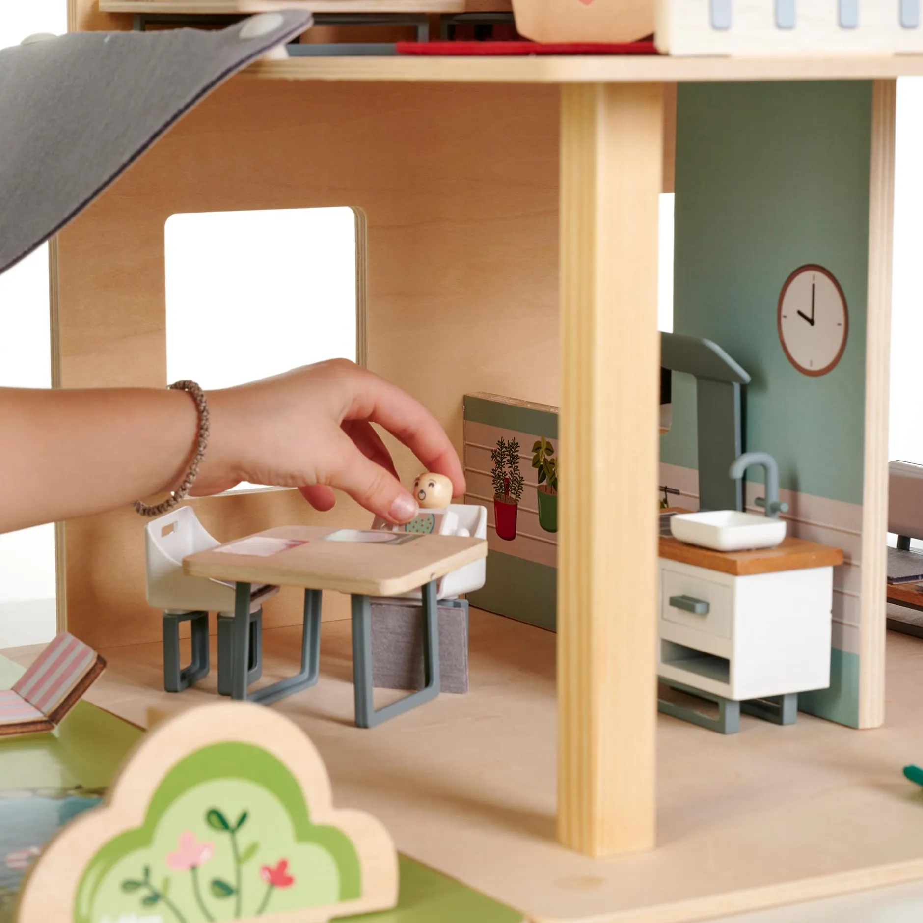 Eichhorn Puppenhaus mit Möbeln*Kinder Puppen & Puppenwagen|Spielzeug Ab 3 Jahren