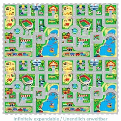 Hakuna matte Puzzlematte City*Kinder Konstruktionsspielzeug
