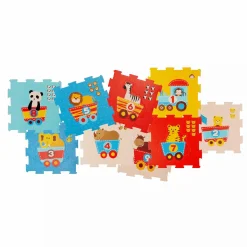 bieco Puzzlematte Tier Motivzug*Kinder Konstruktionsspielzeug