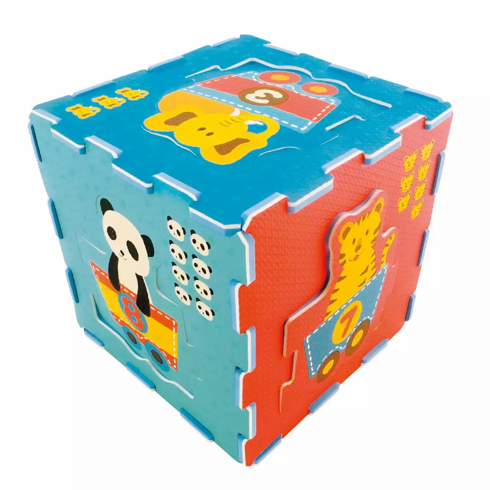 bieco Puzzlematte Tier Motivzug*Kinder Konstruktionsspielzeug