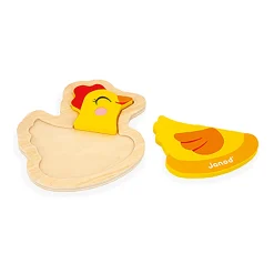 Janod Puzzle-Set Bauernhof*Kinder Lernspielzeug|Holzspielzeug