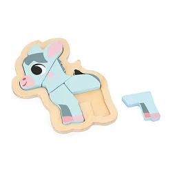 Janod Puzzle-Set Bauernhof*Kinder Lernspielzeug|Holzspielzeug