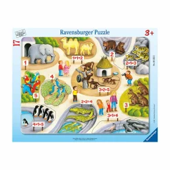 Ravensburger Rahmenpuzzle Erstes Zählen bis 5*Kinder Lernspielzeug|Spielzeug Ab 3 Jahren