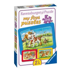 Ravensburger Rahmenpuzzle Meine Tierfreunde*Kinder Lernspielzeug