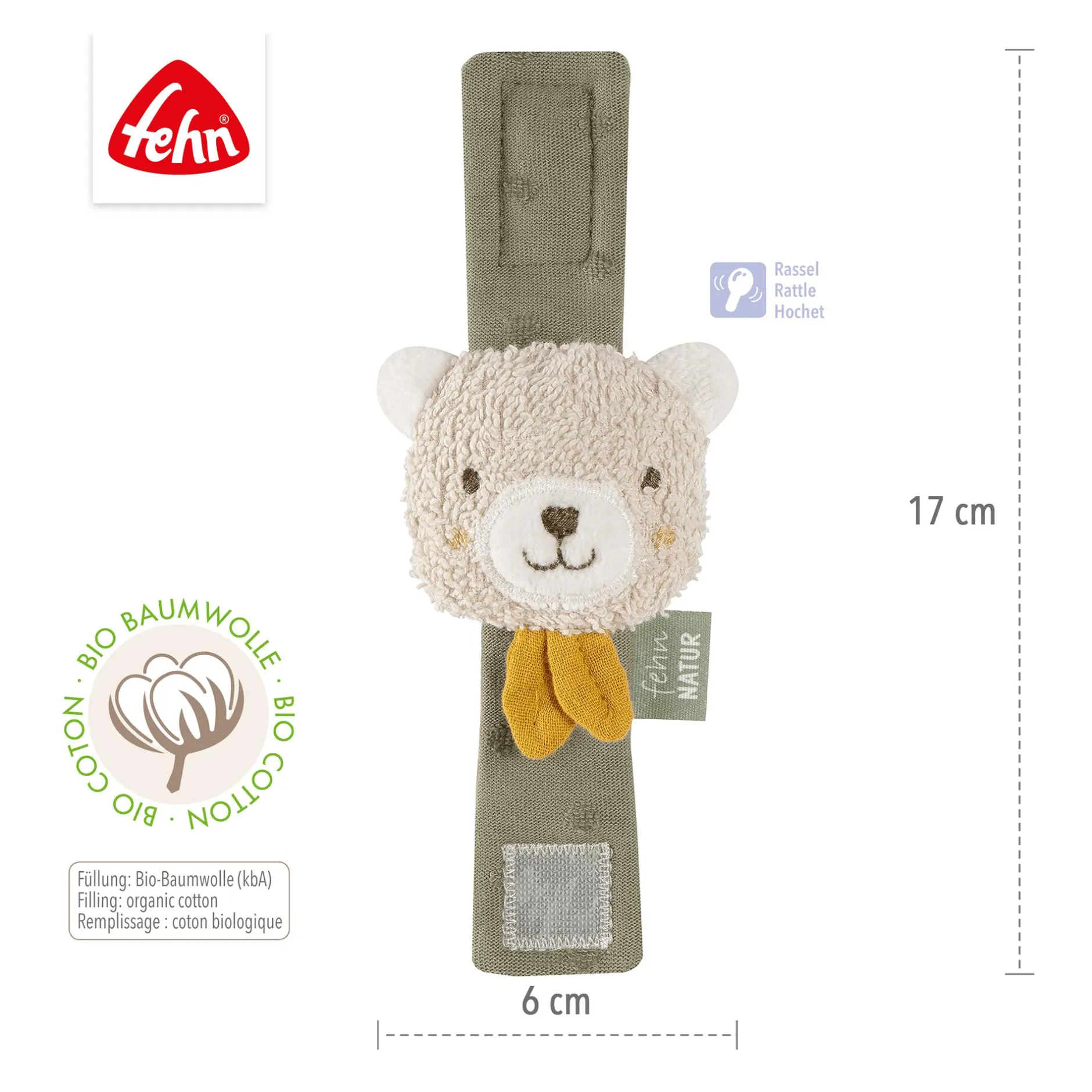 fehn Rasselarmband Bär* Rasseln & Greiflinge