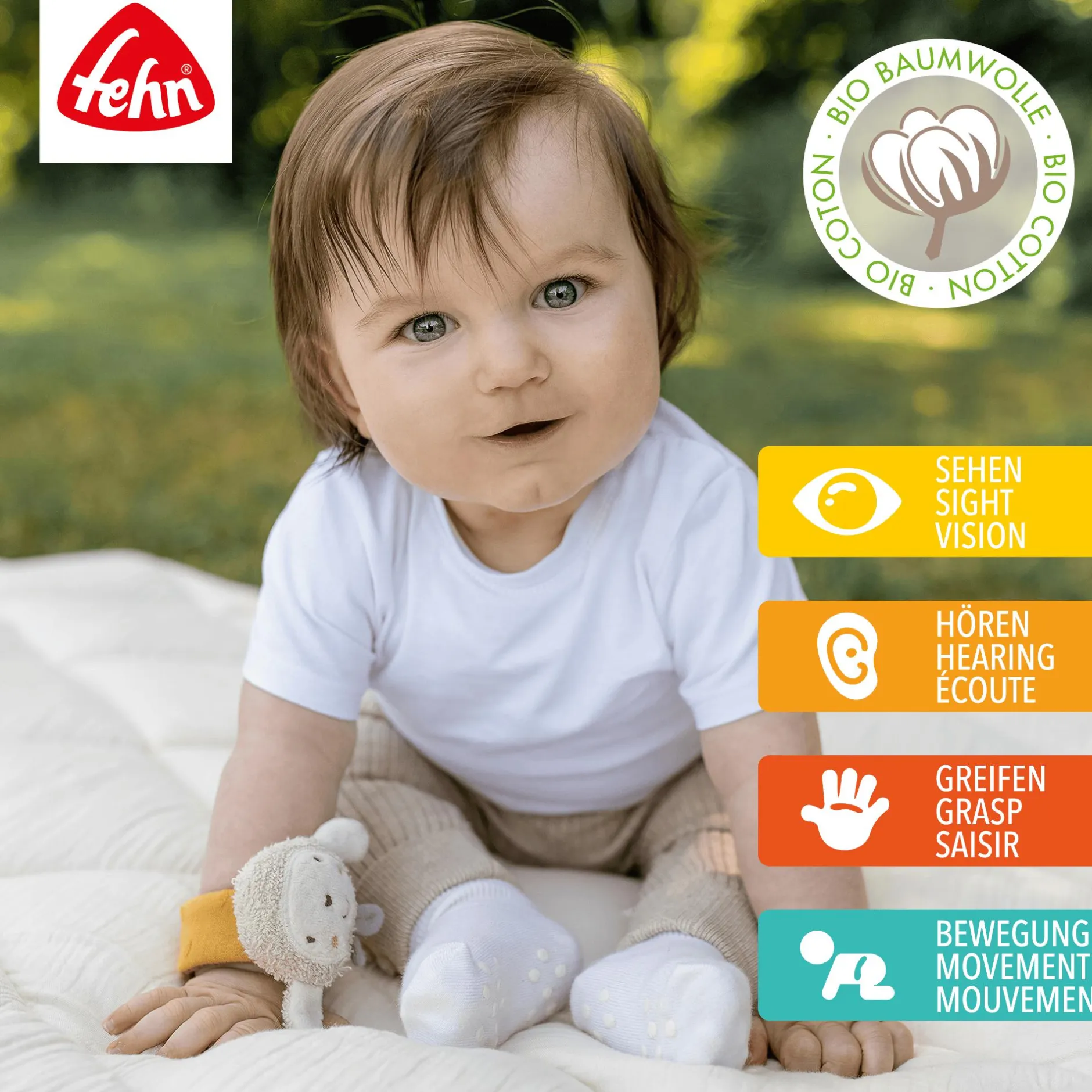 fehn Rasselarmband Schaf* Rasseln & Greiflinge