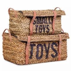 CHILDHOME Rattan Aufbewahrungsbox 2er Set* Deko & Accessoires