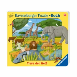 Ravensburger Puzzle-Buch: Tiere der Welt*Kinder Lernspielzeug|Kinderbücher