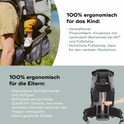 babymoov Rückentrage Moov & Hike* Kraxen & Schultertragen