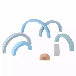 bieco Regenbogen Blau*Kinder Lernspielzeug|Holzspielzeug