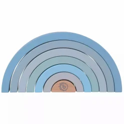 bieco Regenbogen Blau*Kinder Lernspielzeug|Holzspielzeug