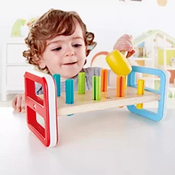 Hape Regenbogen-Klopfbank*Kinder Holzspielzeug