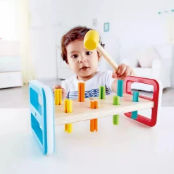 Hape Regenbogen-Klopfbank*Kinder Holzspielzeug